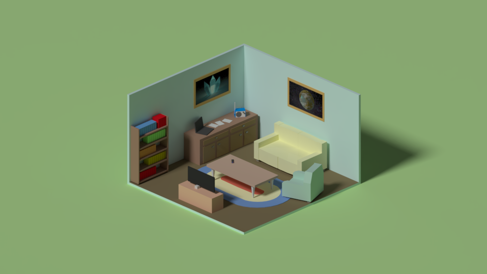 Low-poly rooms preview image 3